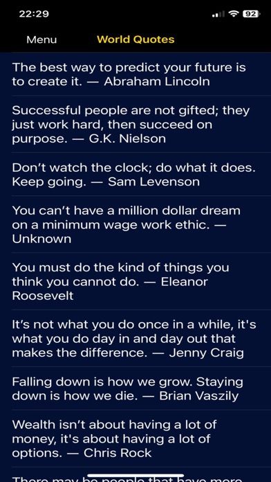 World Quotes Screenshot