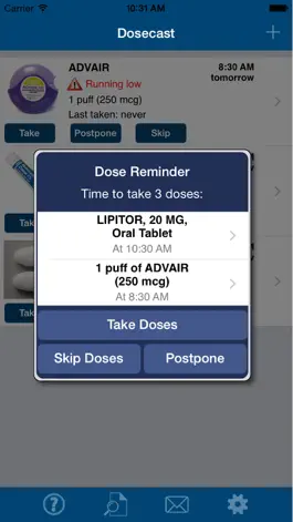 Game screenshot Dosecast: My Pill Reminder App apk