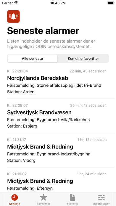 Odin Alarm - Brand & Redning Screenshot