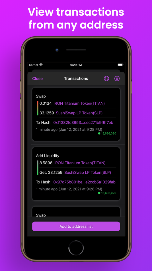#7. Polygon Chain Explorer (macOS) Podle: Crapps Crypto Apps SRL