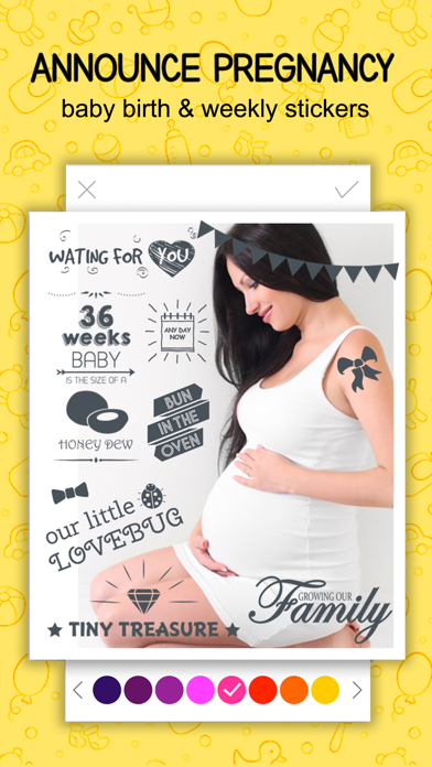 Screenshot #2 pour Pregnancy announcement -Giggly