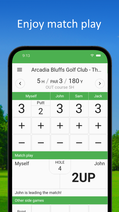 G Score -Golf Score & sidegame Screenshot