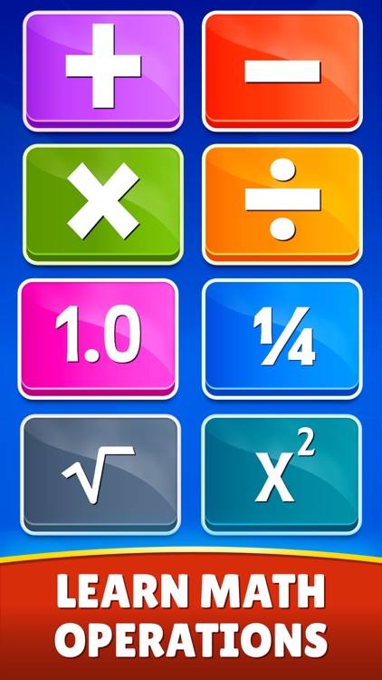 Math Games - Learn + - x ÷