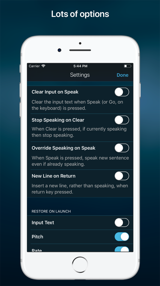 #5. Speak • Speech Synthesizer (iOS) By: Loic Verrall