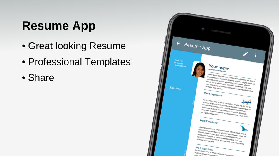 Resume App - 36 - (iOS)