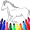 Horse coloring game