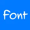 Fontmaker - Font Keyboard App delete, cancel