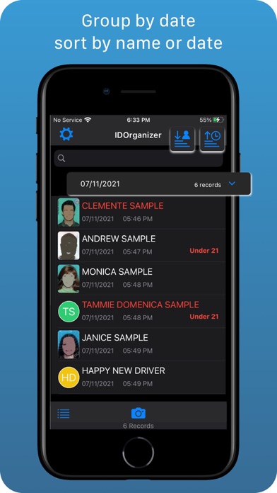 IDOrganizer Screenshot