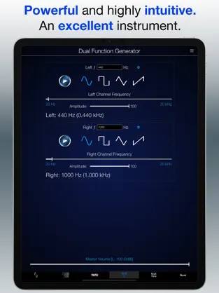 Immagine dello schermo 4 Audio Function Generator iphone