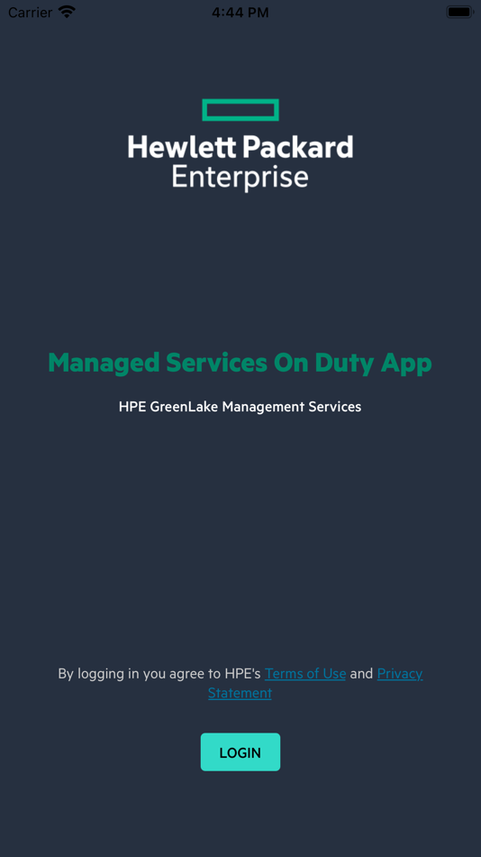 #1. HPE Managed Services On Duty (iOS) Podle: Hewlett Packard Enterprise Company
