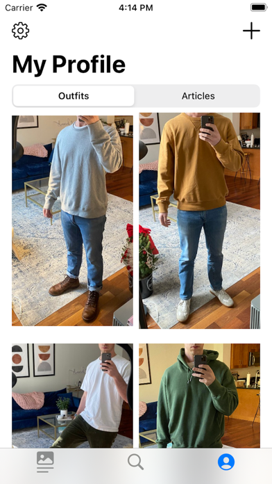 Fabric - Social Outfit Sharing Screenshot
