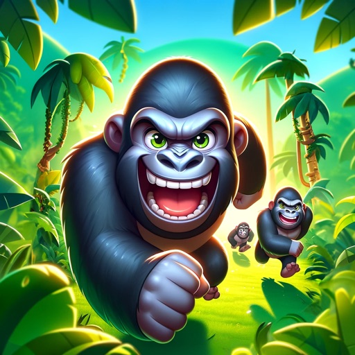 Monkey Tag - Run from gorillas
