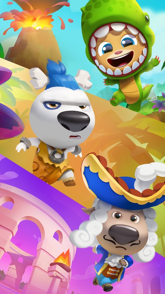 #5. Talking Tom Time Rush (iOS) By: Outfit7 Limited