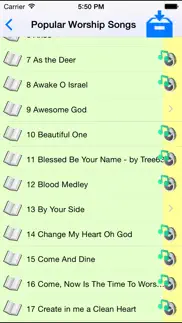 worship and praise lyrics iphone screenshot 2