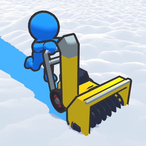 Snow shovelers - simulation icon