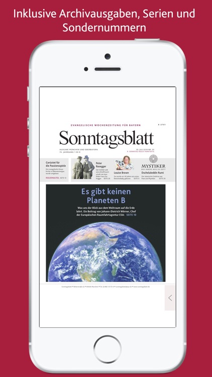 Sonntagsblatt 360° Evangelisch