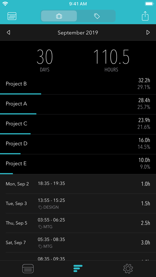 #9. Timesheet - Time Tracker (iOS) 由: Flask LLP