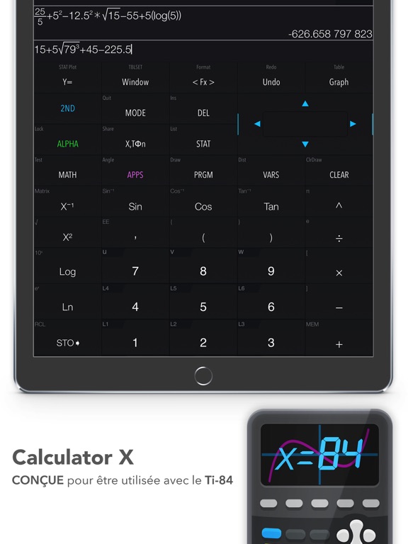 Screenshot #4 pour Graphing Calculator X84