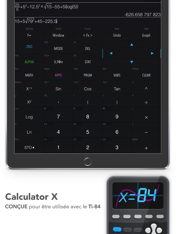 Screenshot #4 pour Graphing Calculator X84