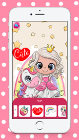 Cute Pink HD Wallpaper Maker screenshot