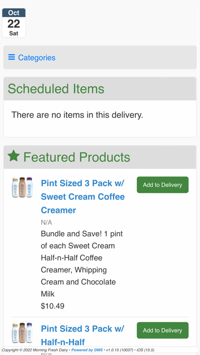 Morning Fresh Dairy Screenshot