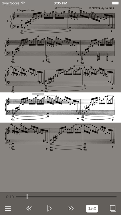 Screenshot #2 pour Chopin Études - SyncScore