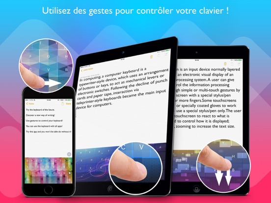 Screenshot #4 pour Clavier coloré Swipe