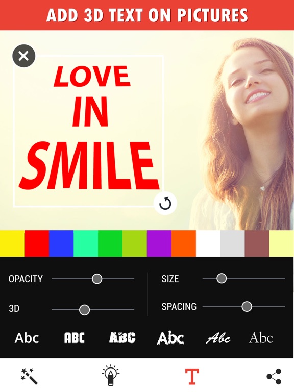 Screenshot #5 pour Text on Photos - Photo Editor