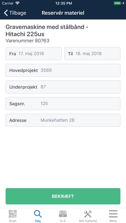 NetHire Materielstyring