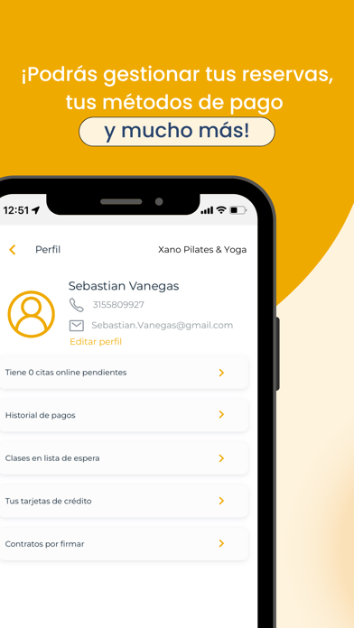 Xano Pilates & Yoga Screenshot