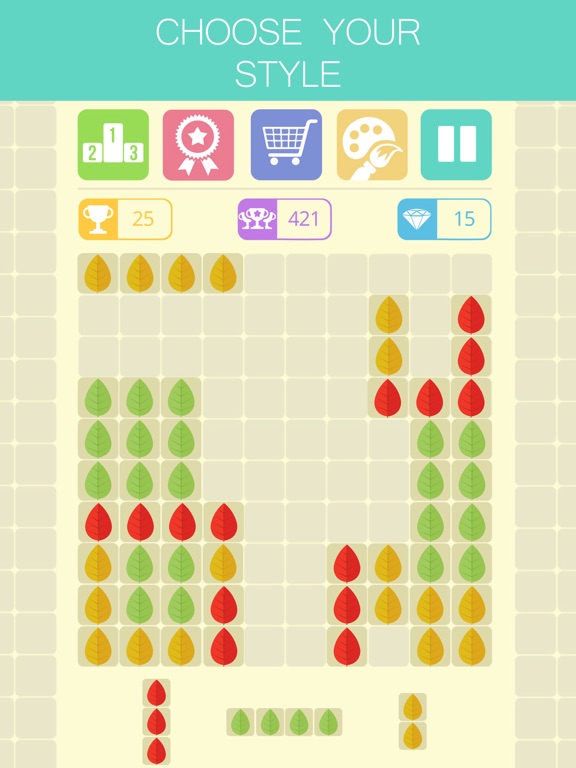 10x10 : fill the grid ! iPad screenshot 4 - Games app