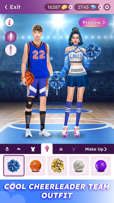 Teenager Fashion Dress Up Game Screenshot