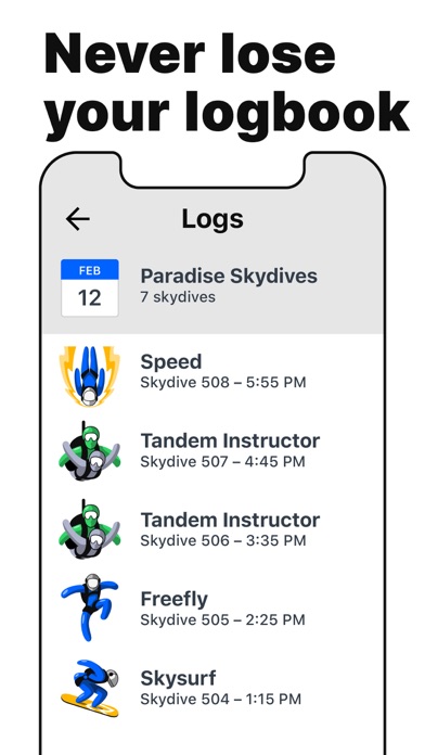 Boogie - Skydiving Logbook Screenshot