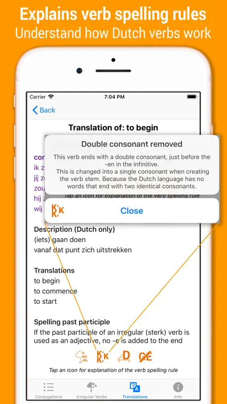 Dutch Verb Conjugations