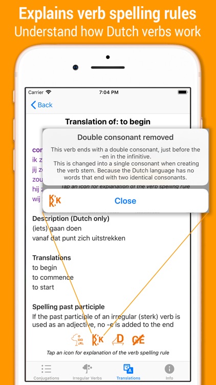 Dutch Verb Conjugations