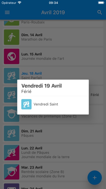 Calendrier marketing par Tiz