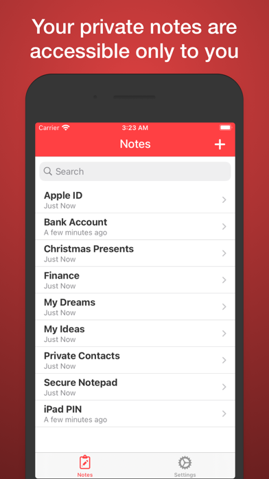Secure Notepad Screenshot