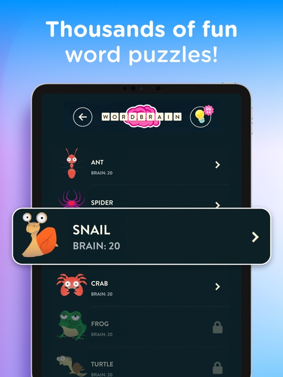 Screenshot #2 for WordBrain: classic word puzzle