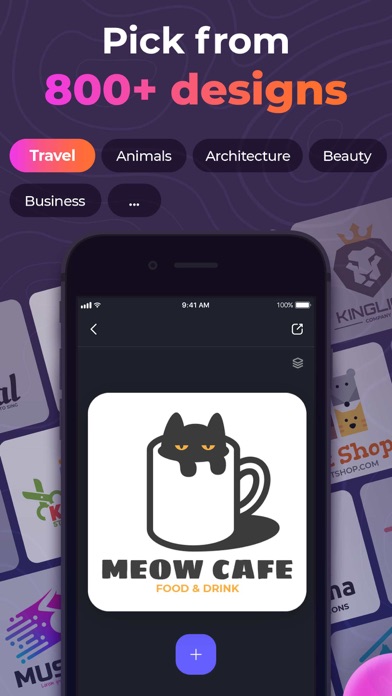 Shaped - Logo Design Maker Screenshot