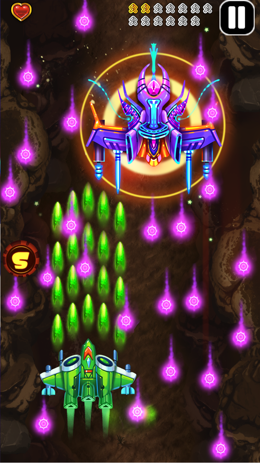 #6. Galaxy Wing: Ace Shooter (iOS) Bởi: Chongqing Kruger Network Technology Co., Ltd