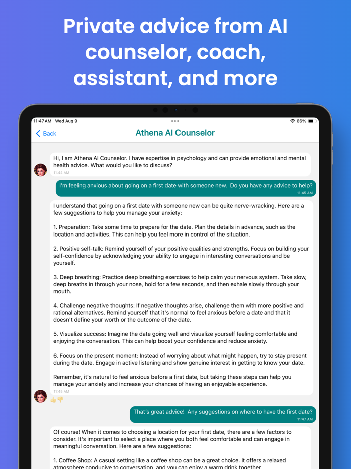 Athena AI Life Advisor