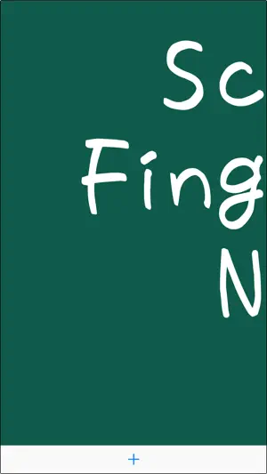 Scrol-Notes : finger writing screenshot 1