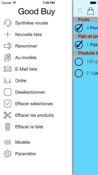 Screenshot #1 pour Good Buy - the shopping list