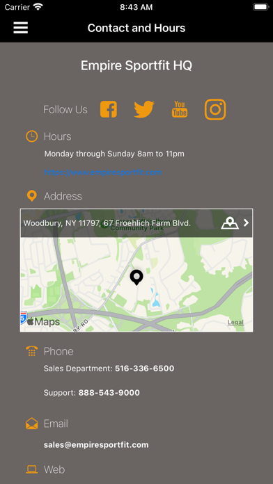 Empire Sportfit Screenshot
