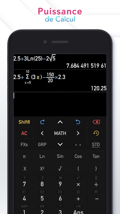 Screenshot #1 pour Calculator # - Calculatrice