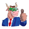 Rich Bull Emoji Stickers icon