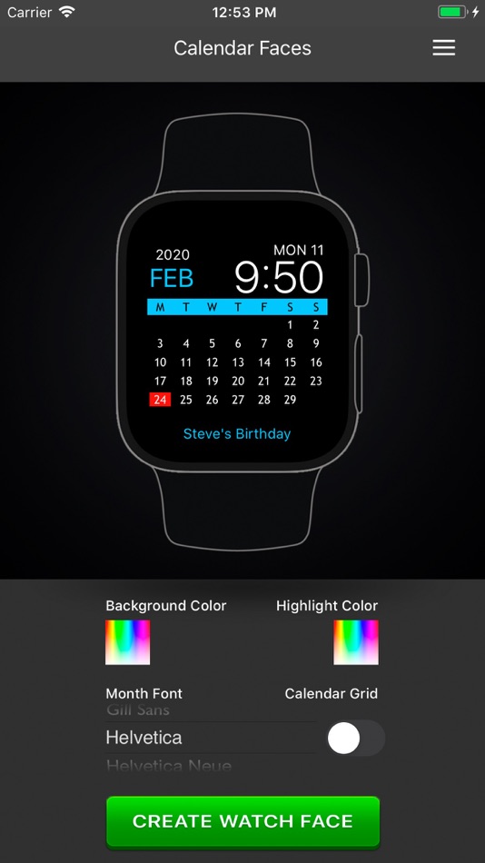 #3. AWC Faces (iOS) 由: Filipe Freitas