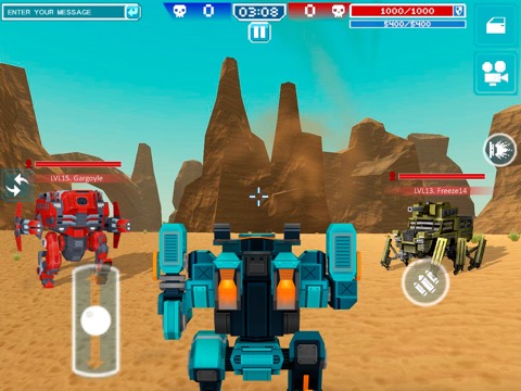 Blocky Cars - 戦車 & ロボットゲームのおすすめ画像7