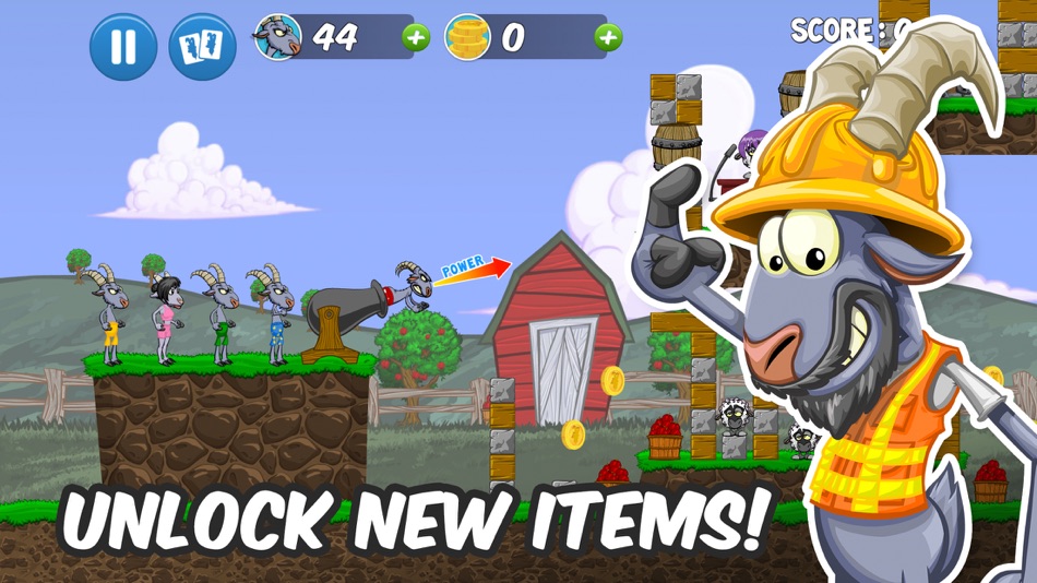 #3. Grumpy Goats (iOS) 由: Verge Games