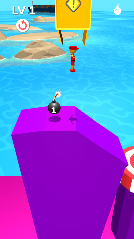 #2. Bomb Lander (iOS) 由: Henrique Silva